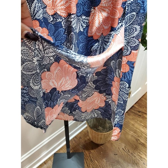 Hazel Hazel Hazel Women's Blue Floral 100% Rayon A-Line Casual Long Skirt Size M - Picture 4 of 10